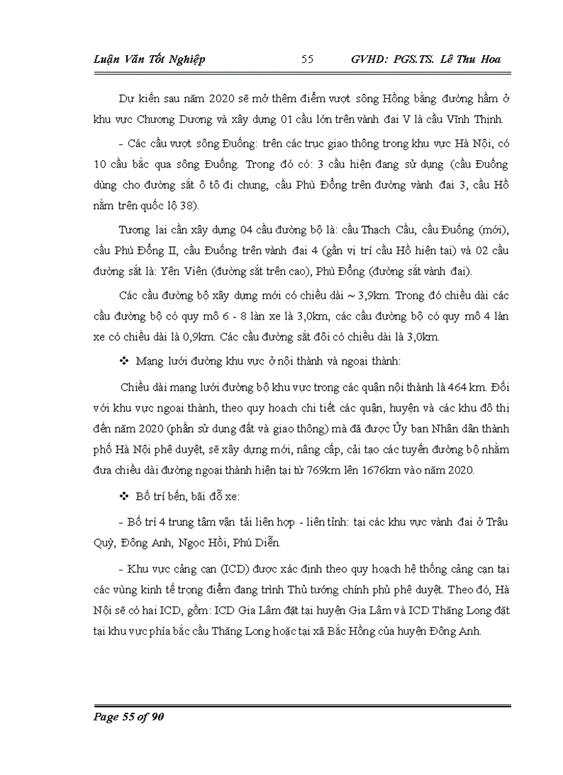 image for page Lồng ghép các vấn đề bảo vệ môi trường trong quy hoạch phát triển hệ thống giao thông đường bộ tại Hà Nội giai đoạn 2010-2020