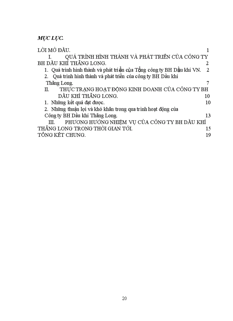 image for page Báo cáo thực tập tổng hợp tại công ty Bảo hiểm Dầu khí Việt Nam - chi nhánh PVI Thăng Long