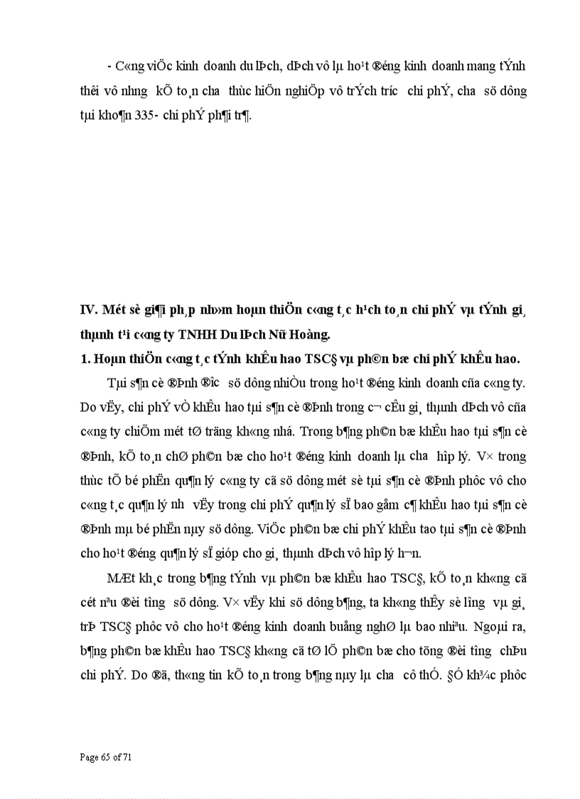 image for page Hoàn thiện công tác hạch toán chi phí sản xuất và tính giá thành tại Công ty TNHH du lịch Nữ Hoàng