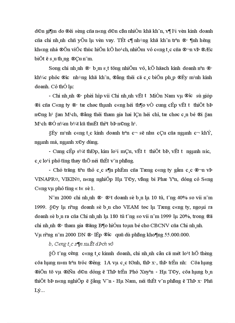 image for page Hoạt động sản xuất kinh doanh của Công ty vật tư thiết bị toàn bộ Matexim – Hà Nội .