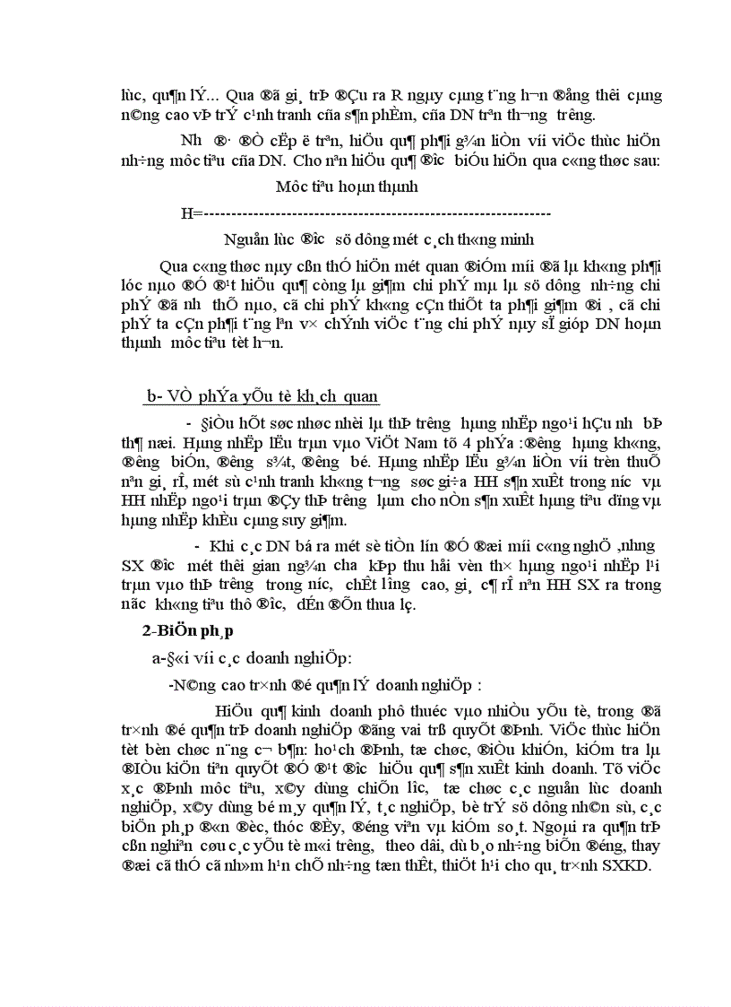 image for page Vấn đề lợi nhuận với việc nâng cao hiệu quả kinh tế trong sản xuất của các doanh nghiệp nước ta hiện nay.
