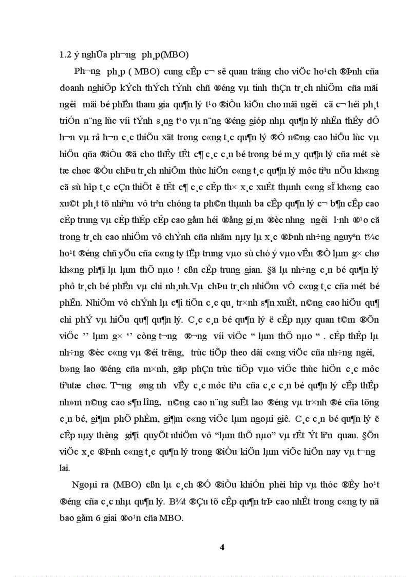 image for page Thuyết quản lý mục tiêu (MBO) và sự vận dụng vào các doanh nghiệp Việt Nam.