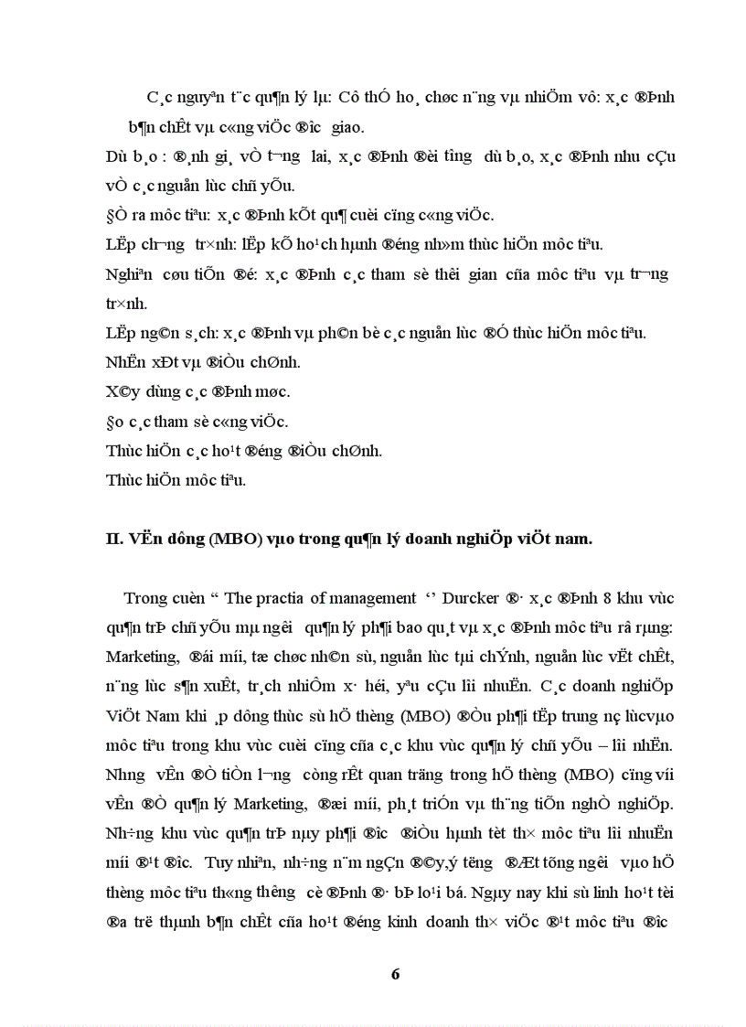 image for page Thuyết quản lý mục tiêu (MBO) và sự vận dụng vào các doanh nghiệp Việt Nam.