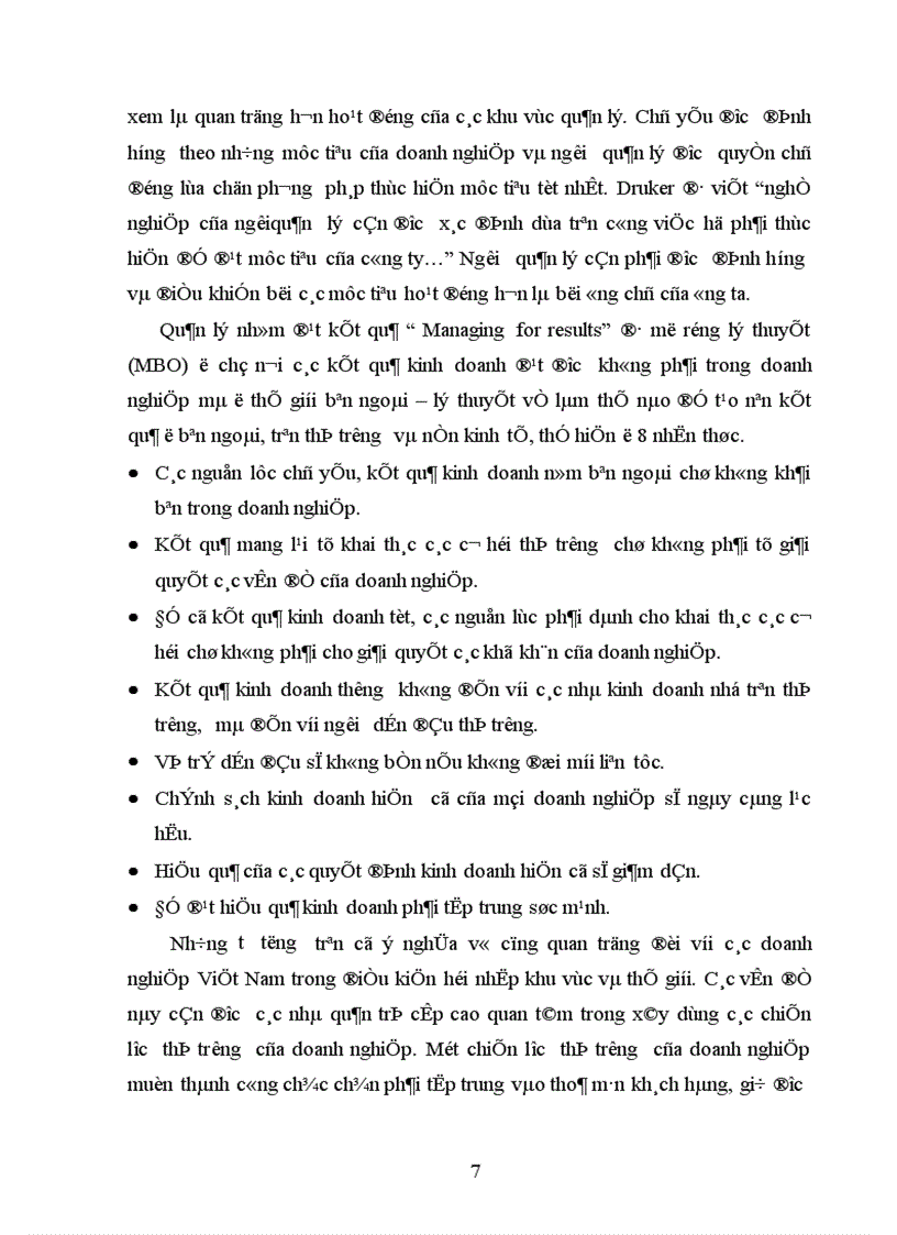 image for page Thuyết quản lý mục tiêu (MBO) và sự vận dụng vào các doanh nghiệp Việt Nam.