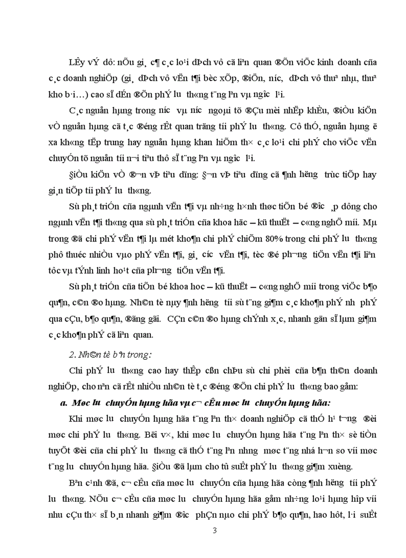 image for page Ảnh hưởng của chi phí lưu thông tới hoạt động kinh doanh của doanh nghiệp thương mại (DNTM).