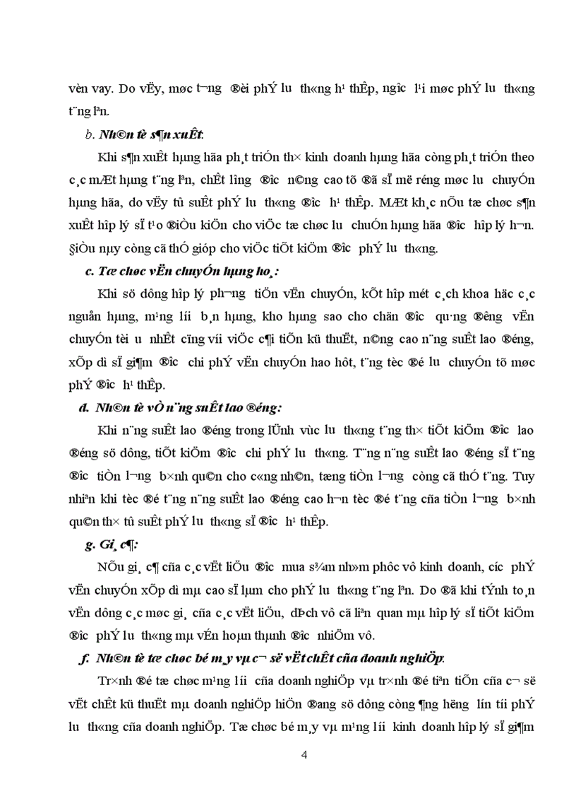 image for page Ảnh hưởng của chi phí lưu thông tới hoạt động kinh doanh của doanh nghiệp thương mại (DNTM).