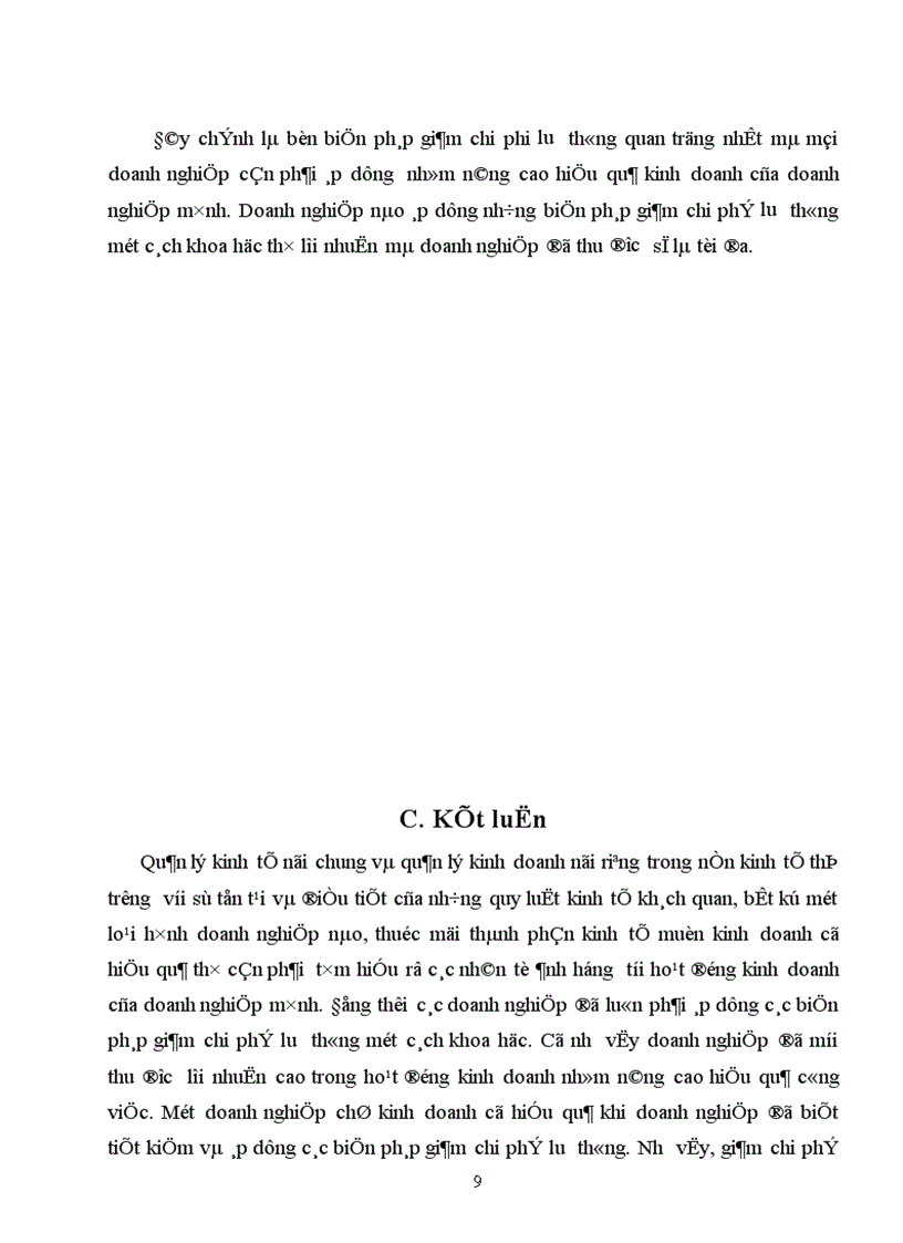 image for page Ảnh hưởng của chi phí lưu thông tới hoạt động kinh doanh của doanh nghiệp thương mại (DNTM).