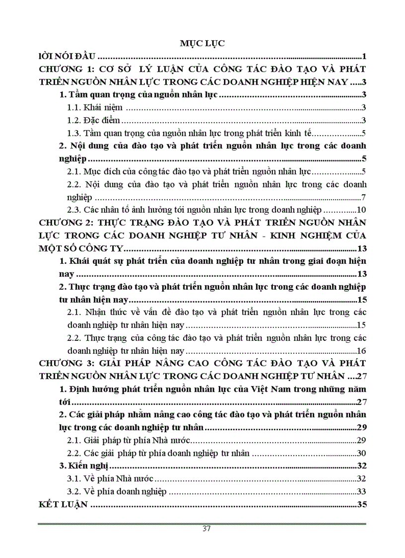 image for page Vấn đề công tác đào tạo và phát triển nguồn nhân lực trong các doanh nghiệp tư nhân ở Việt Nam hiện nay.