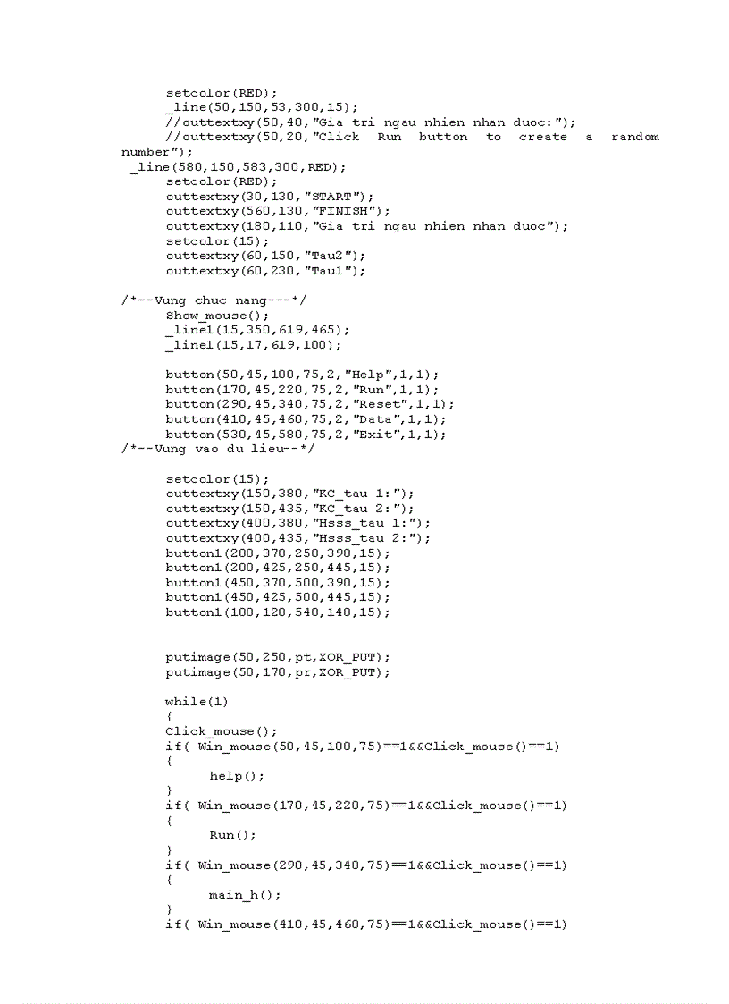 image for page Mô phỏng cuộc chạy thi giửa 2 tàu chiến gọi là Tàu 1 và Tàu 2.