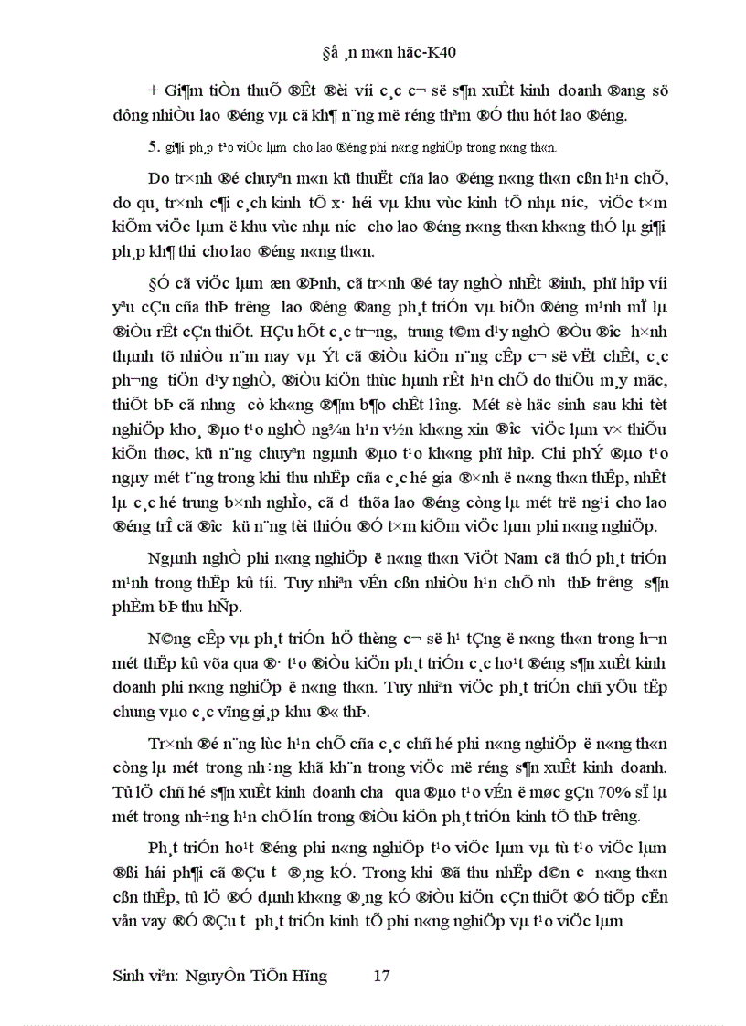 image for page Thực trạng và hướng giải quyết lao động dư thừa ở nông thôn xã Việt Đoàn-huyện Tiên Du-tỉnh Bắc Ninh