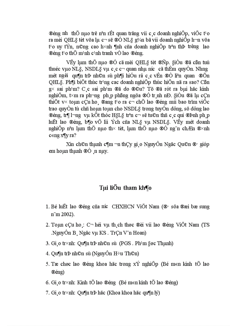 image for page Bàn về QHLĐ trong các doanh nghiệp ở nước ta