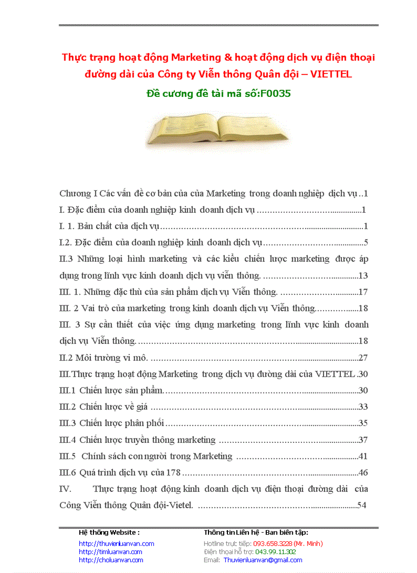 image for page Thực trạng hoạt động Marketing & hoạt động dịch vụ điện thoại đường dài của Công ty Viễn thông Quân đội – VIETTEL