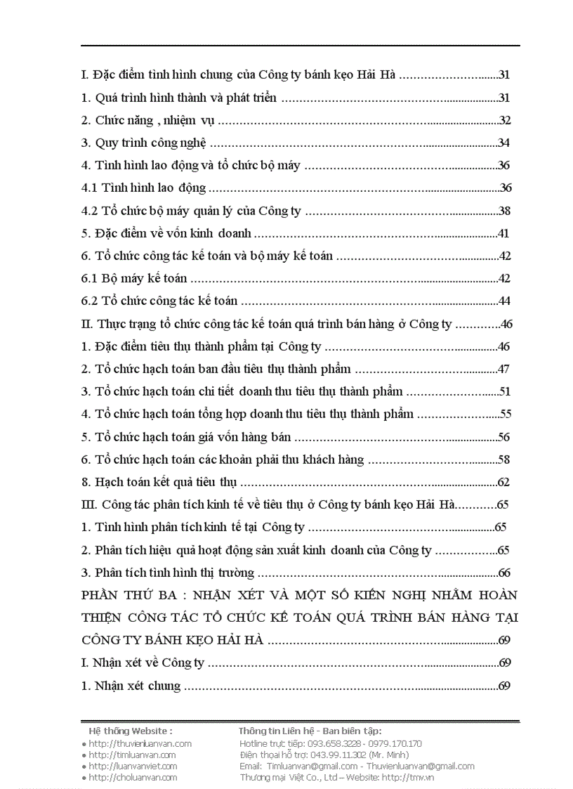 image for page Tổ chức kế toán quá trình bán hàng ở Công ty bánh kẹo Hải Hà