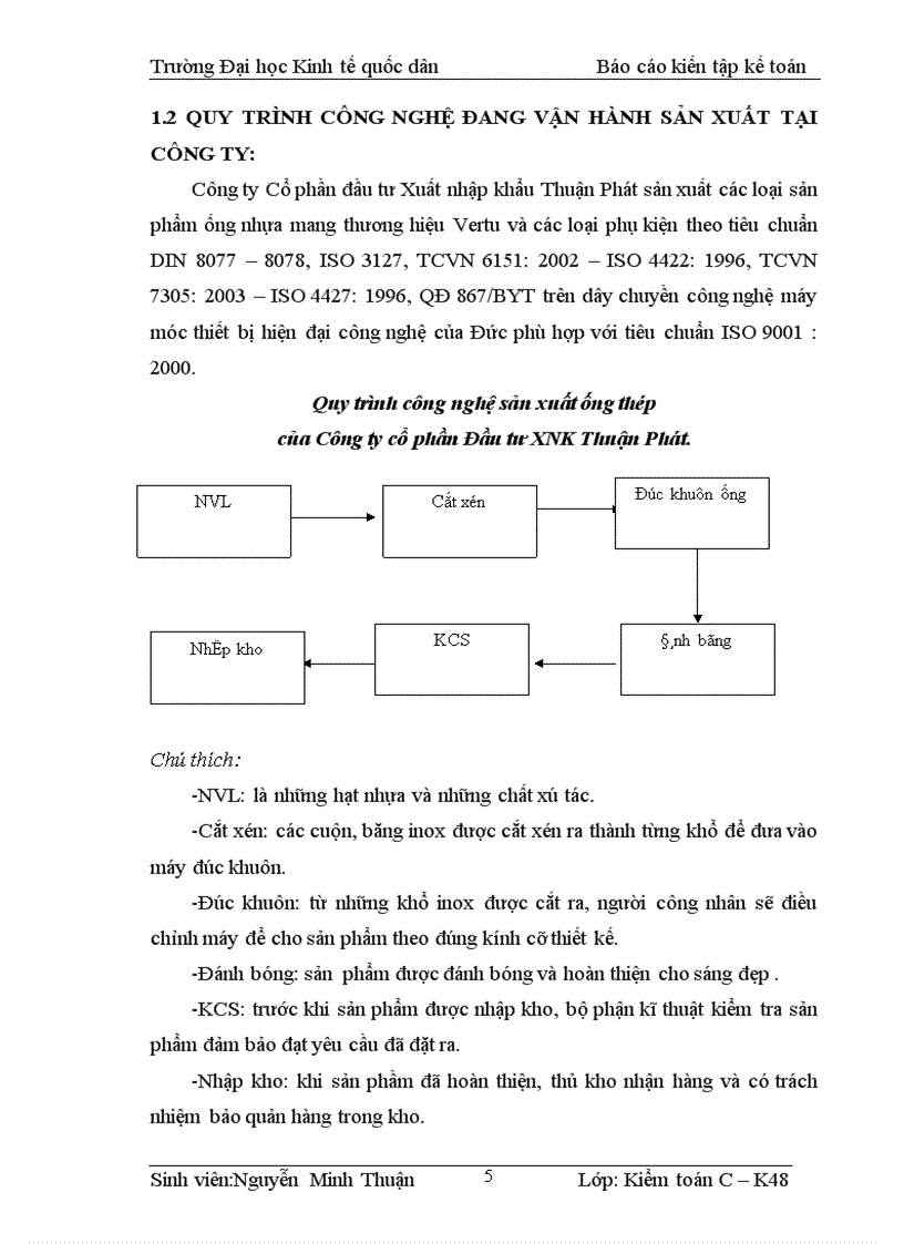 image for page Kế toán chi phí sản xuất và tính giá thành sản phẩm tại công ty cổ phần đầu tư xuất nhập khẩu Thuận Phát