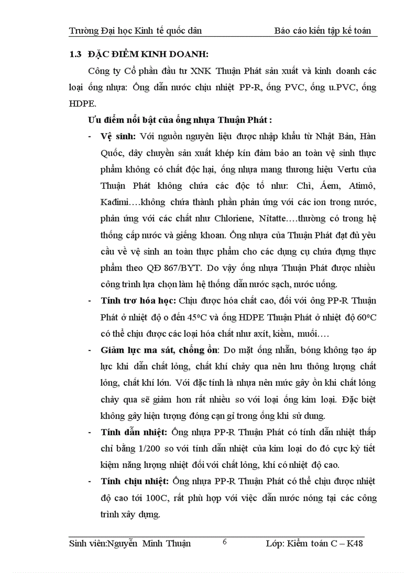 image for page Kế toán chi phí sản xuất và tính giá thành sản phẩm tại công ty cổ phần đầu tư xuất nhập khẩu Thuận Phát