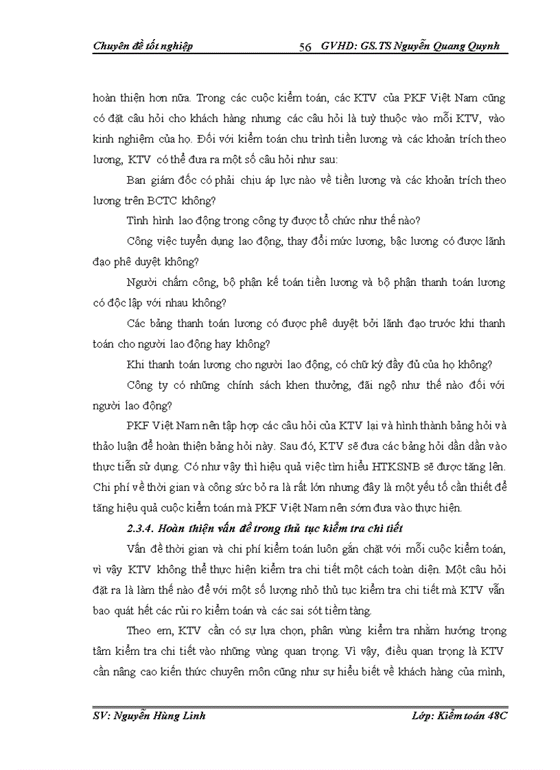 image for page Hoàn thiện quy trình kiểm toán tiền lương và nhân viên trong kiểm toán báo cáo tài chính do CÔNG TY TNHH PKF VIỆT NAM THỰC HIỆN