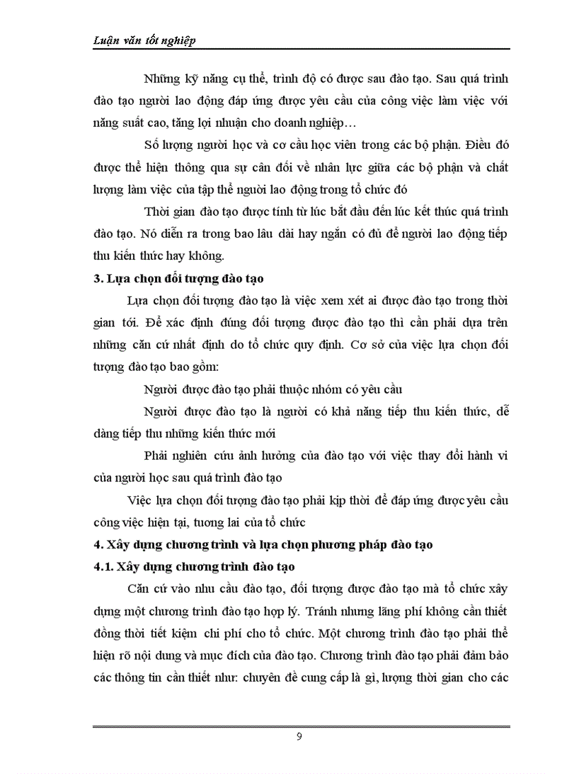 image for page Hoàn thiện công tác đào tạo và phát triển nguồn nhân lực ở công ty cổ phần Sông Đà 9