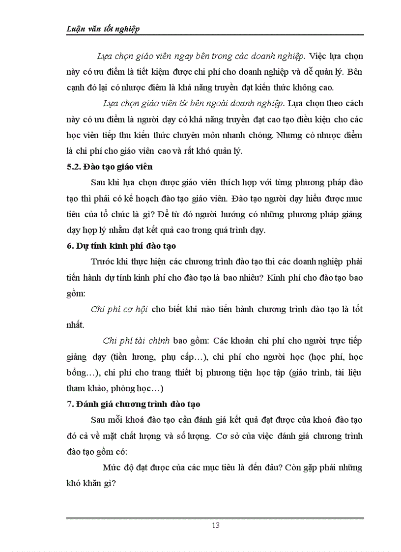 image for page Hoàn thiện công tác đào tạo và phát triển nguồn nhân lực ở công ty cổ phần Sông Đà 9