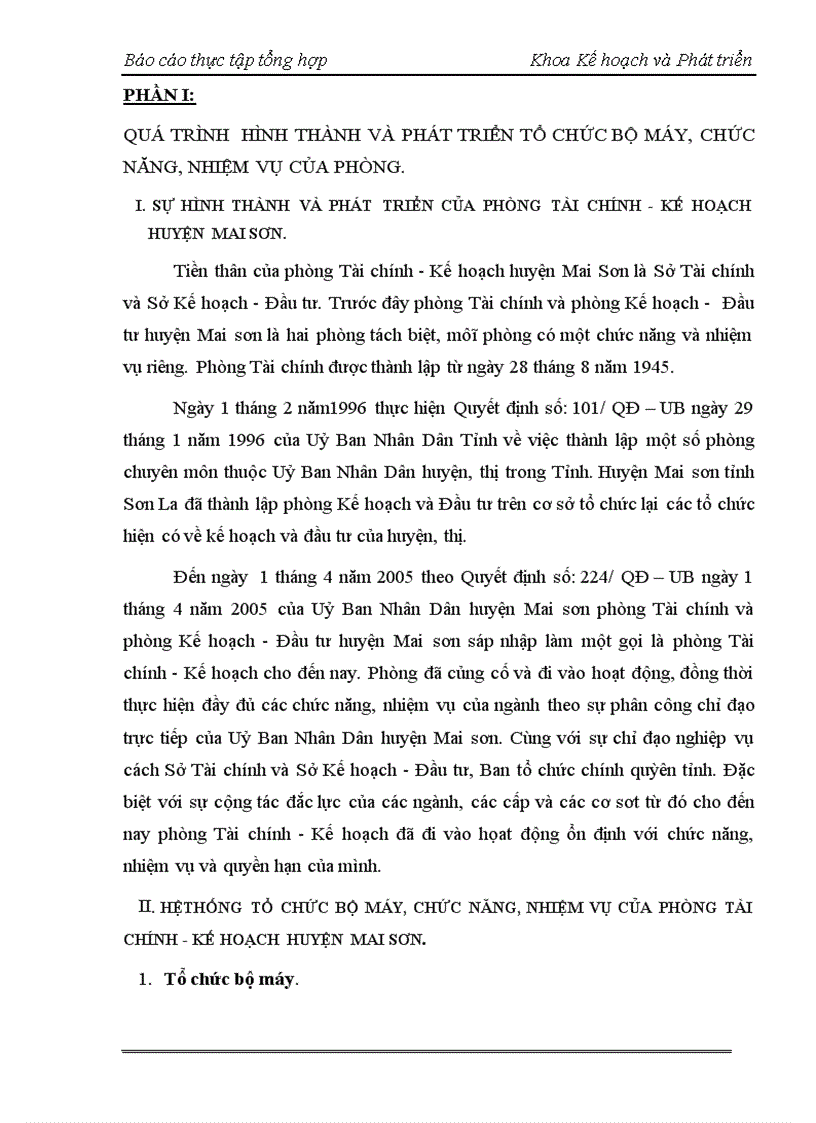 image for page Báo cáo thực tập tổng hợp tại phòng tài chính - kế hoạch huyện Mai Sơn.