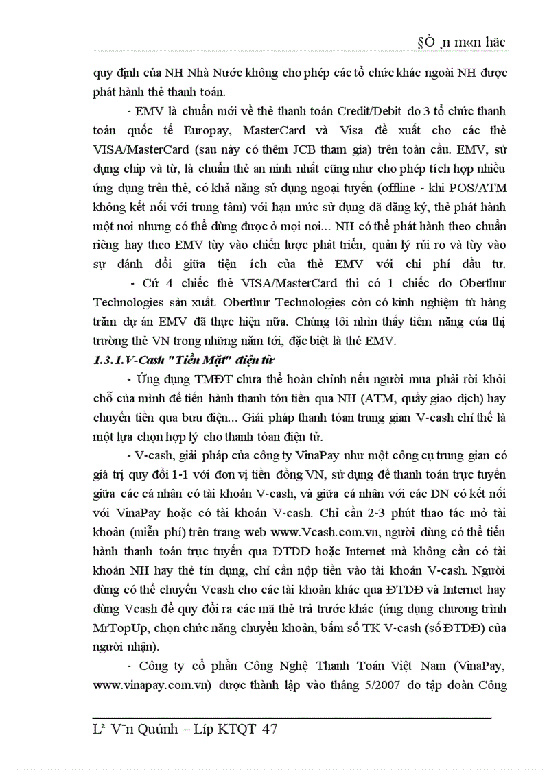 image for page Hệ thống thanh toán không dùng tiền mặt tại các ngân hàng thương mại Việt Nam