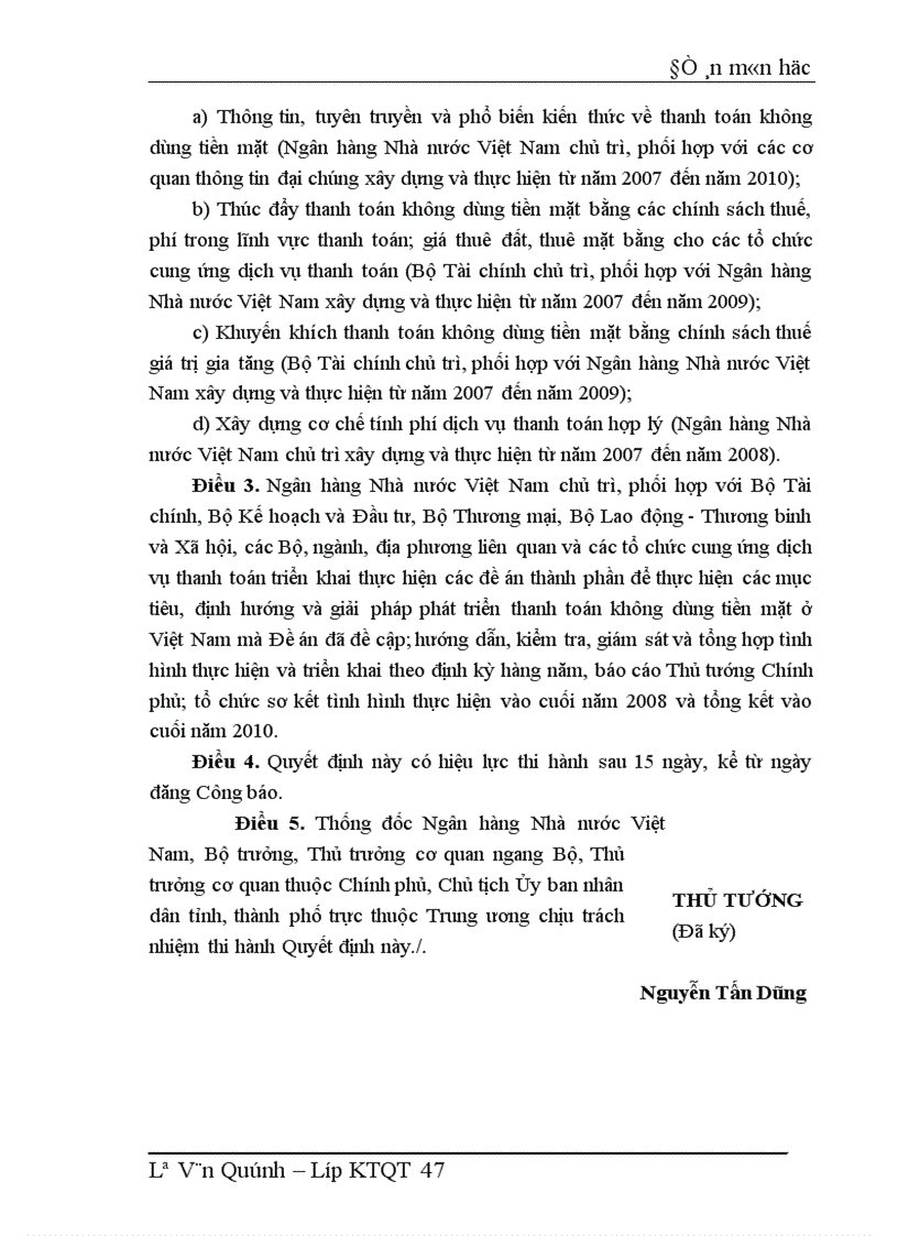 image for page Hệ thống thanh toán không dùng tiền mặt tại các ngân hàng thương mại Việt Nam