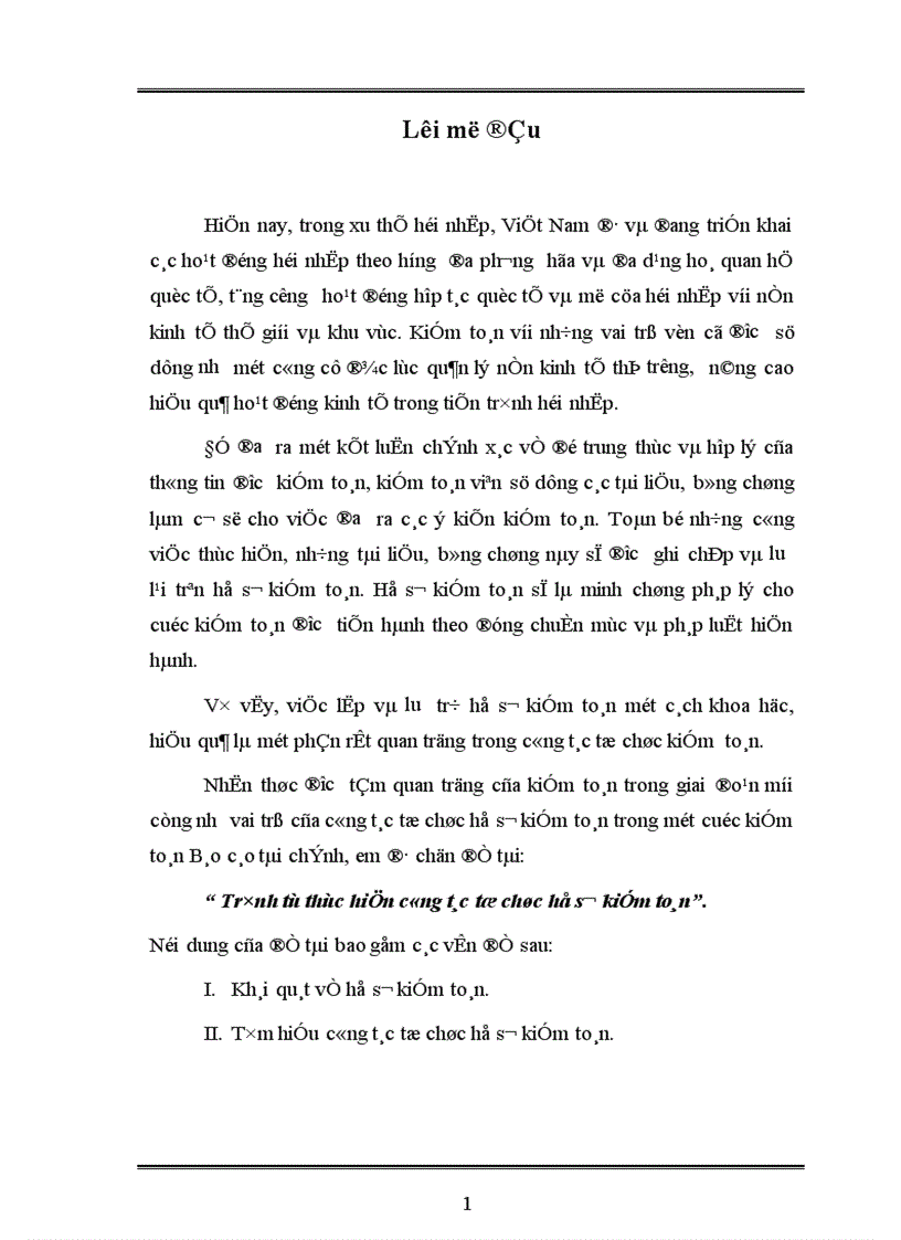 image for page Trình tự thực hiện công tác tổ chức hồ sơ kiểm toán