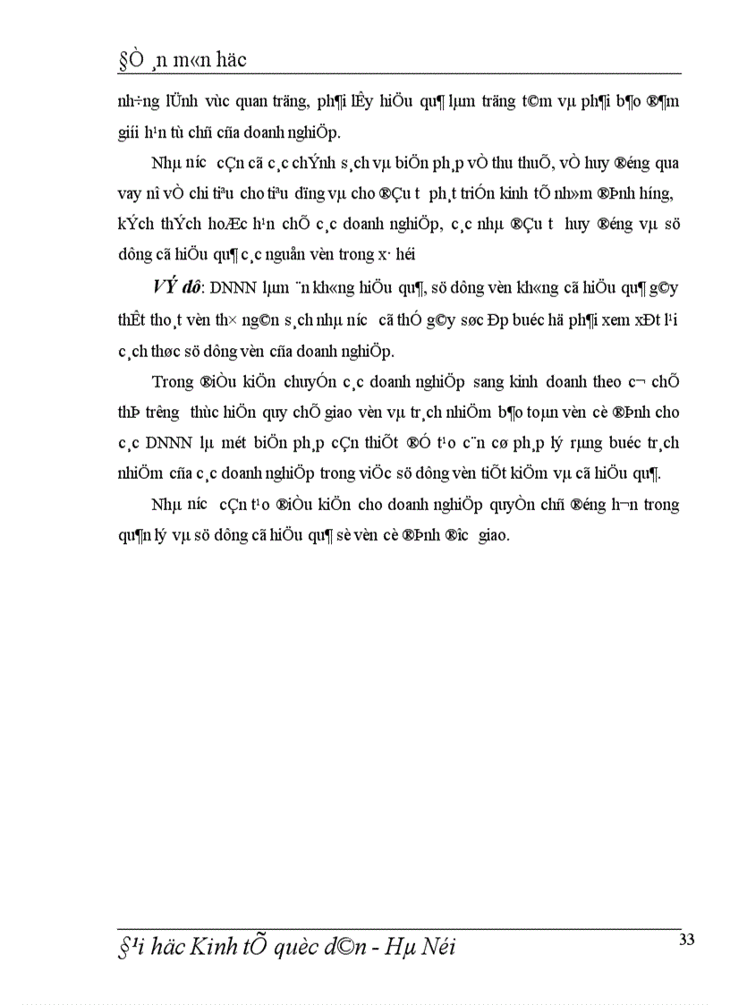 image for page Thực trạng hiệu quả sử dụng vốn trong các doanh nghiệp Nhà nước ở Việt Nam hiện nay.