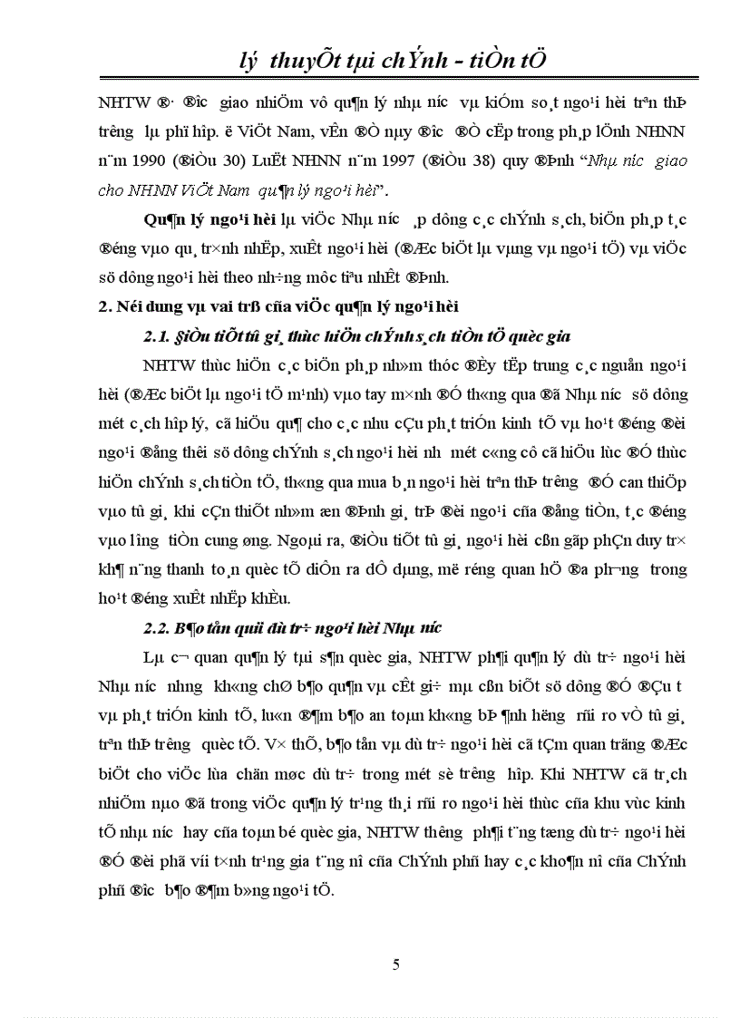 image for page Nâng cao vai trò quản lý ngoại hối của Ngân hàng Trung ương