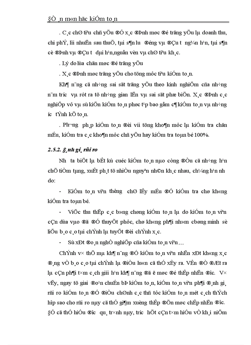 image for page Lập kế hoạch kiểm toán tổng quát trong kiểm toán Báo cáo tài chính