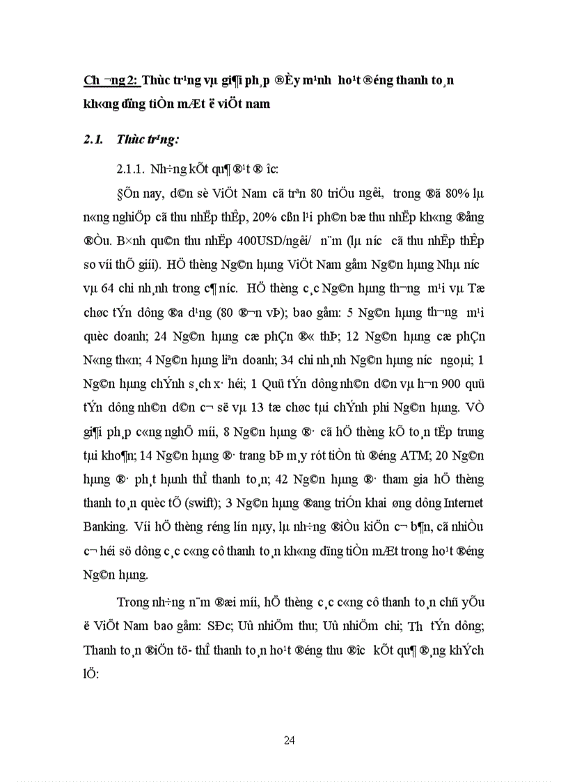 image for page Giải pháp phát triển các phương thức thanh toán không dùng tiền mặt trong các ngân hàng thương mại ở Việt nam