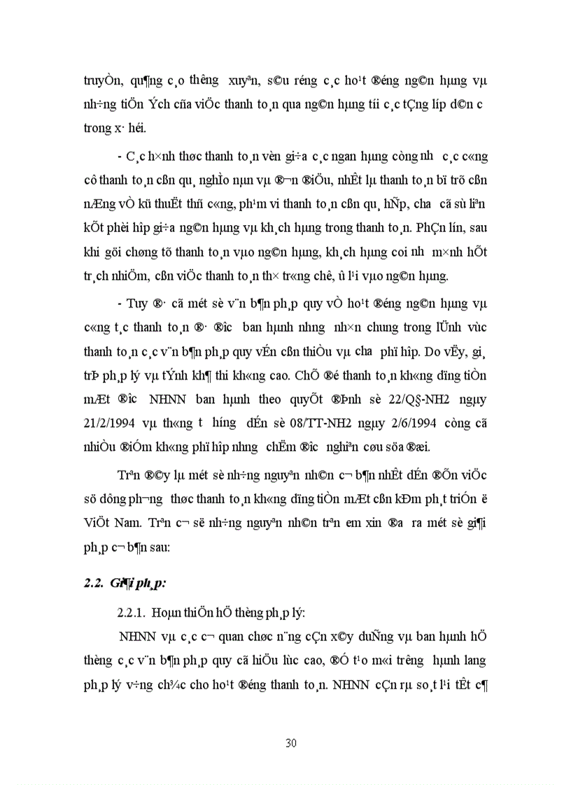 image for page Giải pháp phát triển các phương thức thanh toán không dùng tiền mặt trong các ngân hàng thương mại ở Việt nam