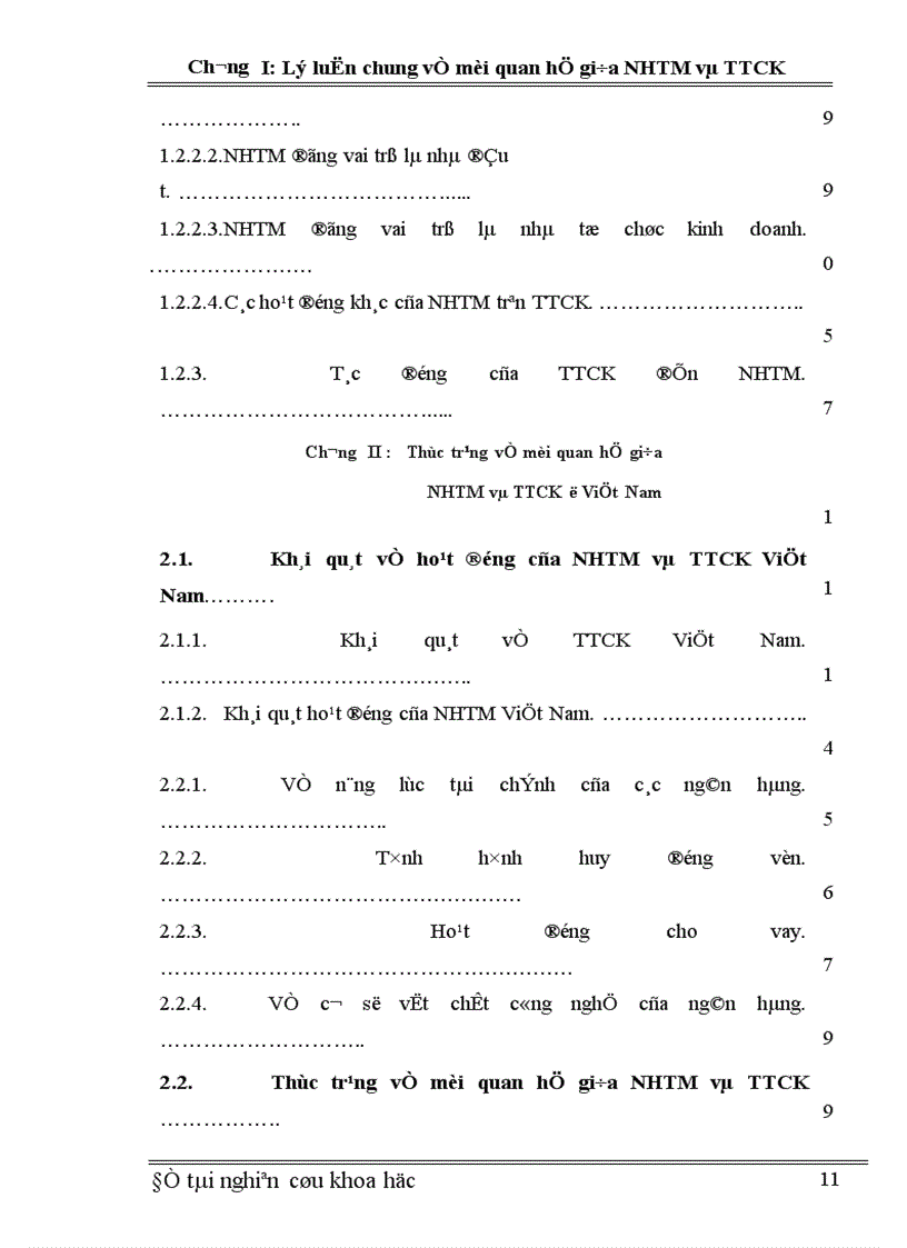 image for page Mối quan hệ giữa NHTM và TTCK