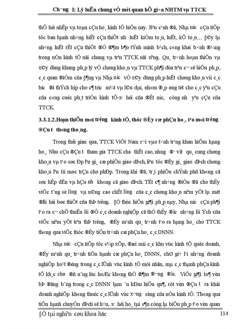 image for page Mối quan hệ giữa NHTM và TTCK