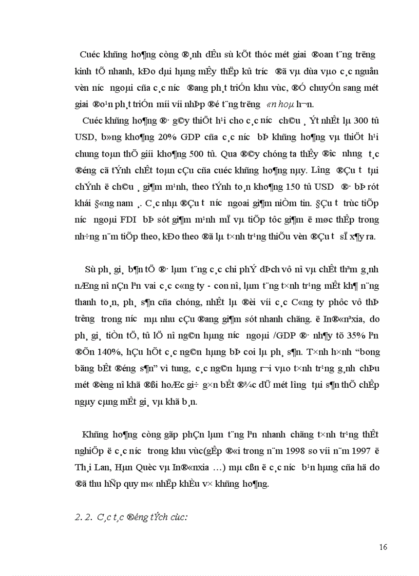 image for page Khủng hoảng tài chính khu vực tới Việt Nam và các biện pháp