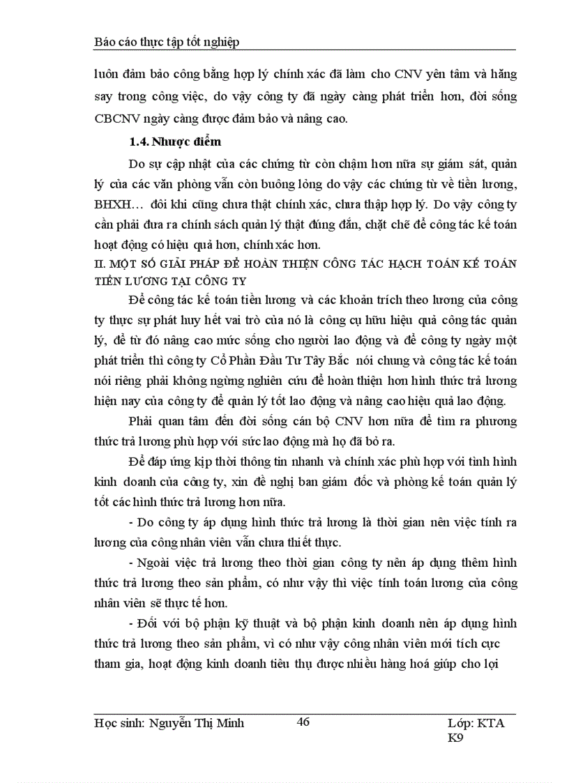 image for page Kế toán tiền lương và các khoản trích theo lương tại Công ty Cổ Phần Đầu Tư Tây Bắc