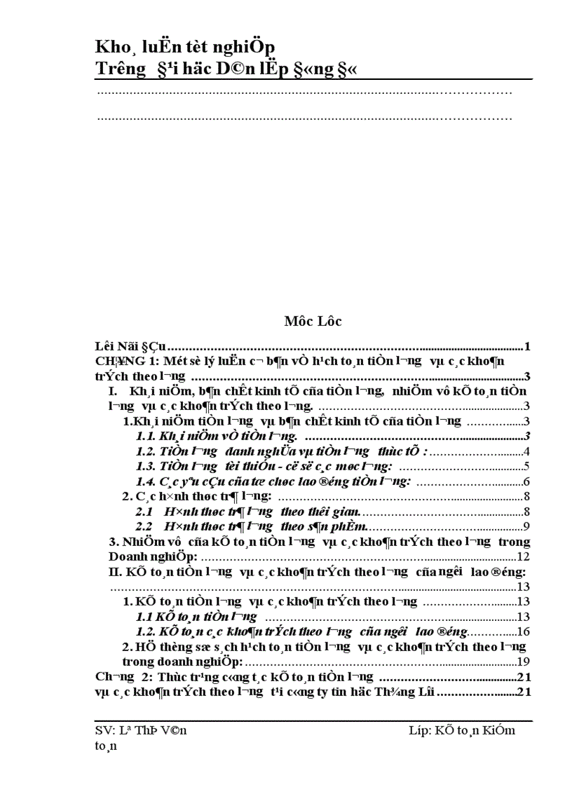 image for page Kế toán tiền lương và các khoản trích theo lương tại Công ty tin học Thắng Lợi