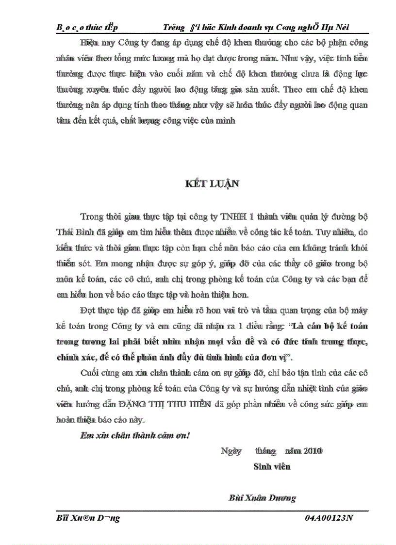 image for page Tình hình tổ chức bộ mỏy kế toán và tổ chức công tác kế toán tại Công ty TNHH Một thành viờn Quản lý đường bộ Thái Bình.