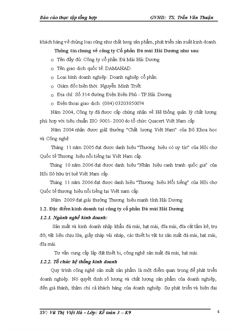 image for page Thực trạng tổ chức hạch toán kế toán tại Công ty Cổ phần Đá mài Hải Dương