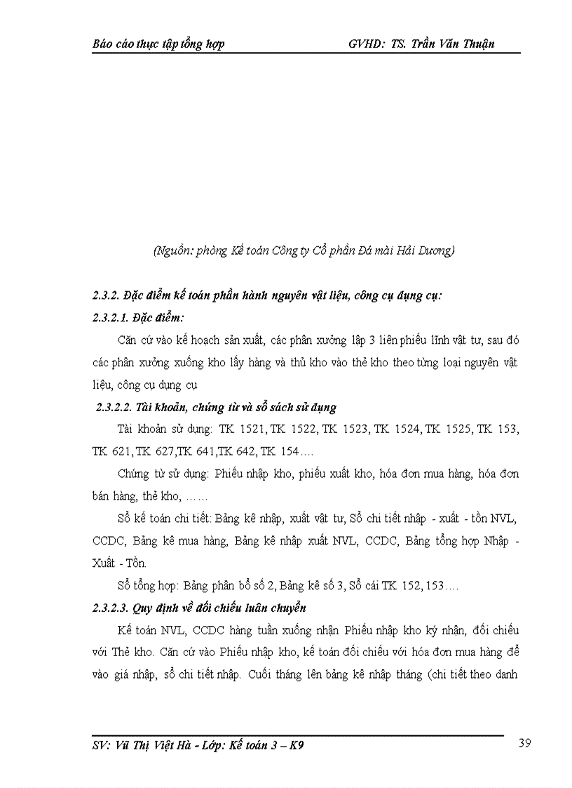 image for page Thực trạng tổ chức hạch toán kế toán tại Công ty Cổ phần Đá mài Hải Dương