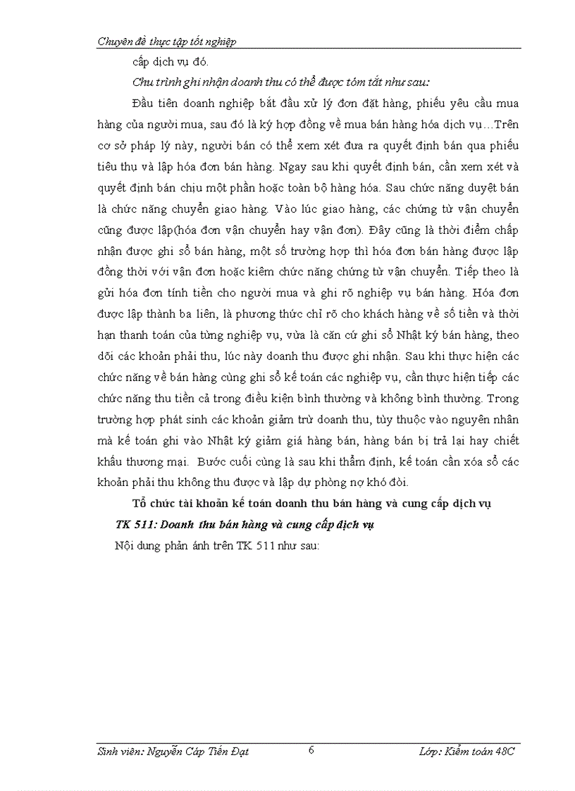 image for page Hoàn thiện kiểm toán khoản mục doanh thu trong kiểm toán Báo cáo tài chính do Công ty Kiểm toán và Tư vấn Tài chính IFC-ACA Group thực hiện