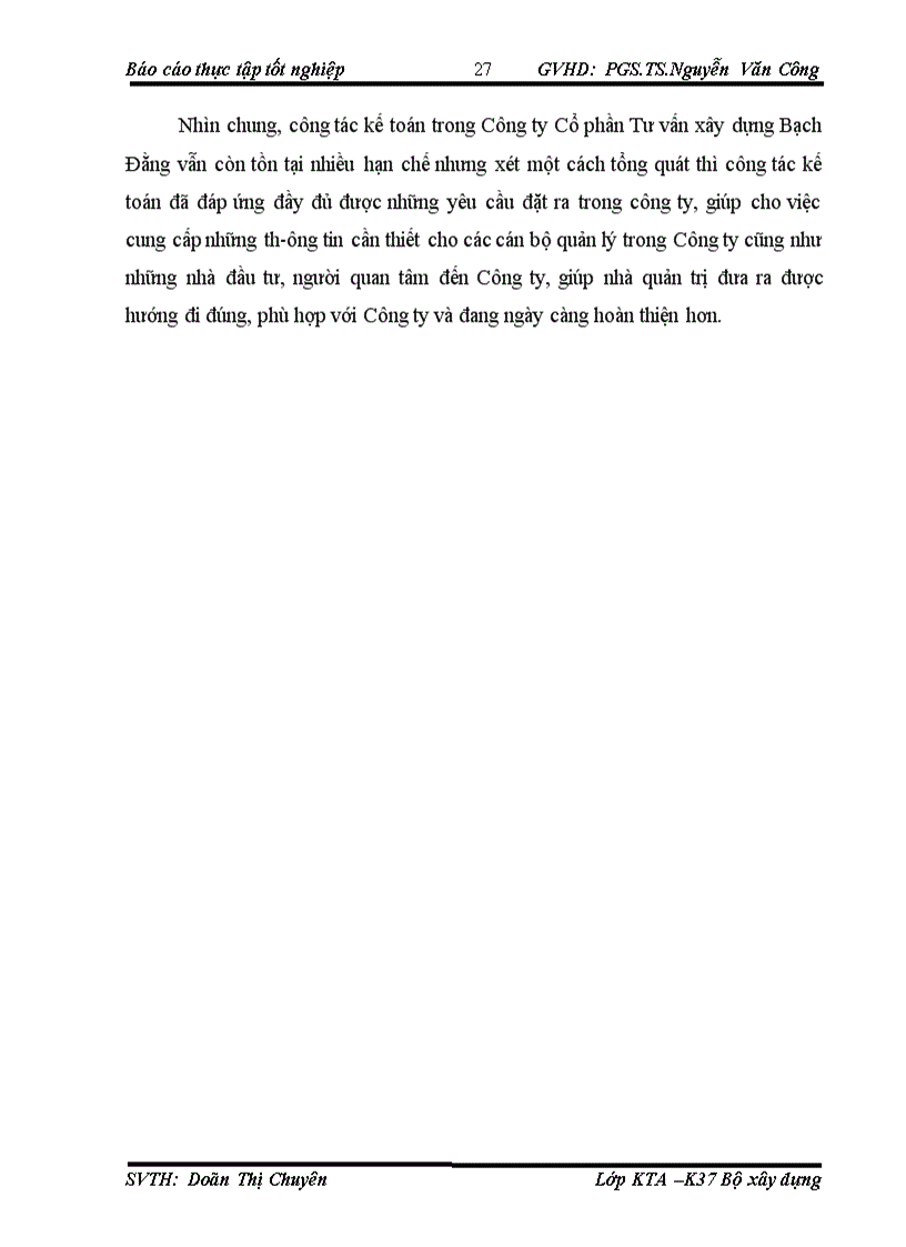 image for page Tổ chức hạch toán kế toán tại Công ty cổ phần tư vấn xây dựng bạch đằng