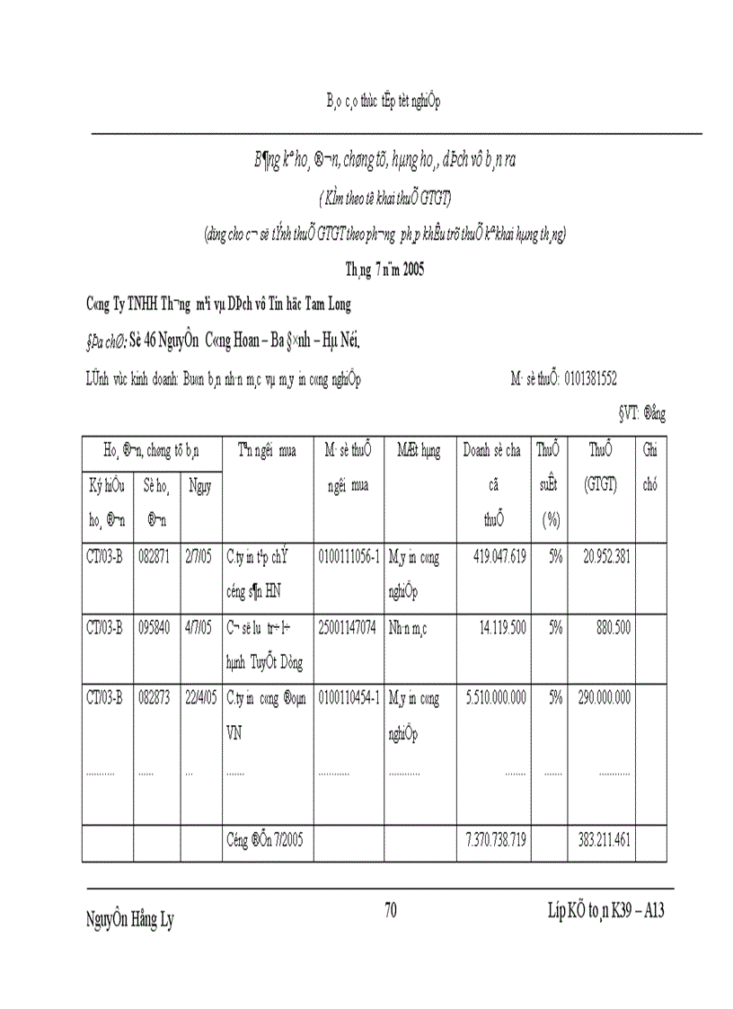 image for page Tổ chức kế toán tiêu thụ và xác định kết quả tiêu thụ hàng hoá tại Công ty TNHH Thương mại và Dịch vụ tin học Tam Long