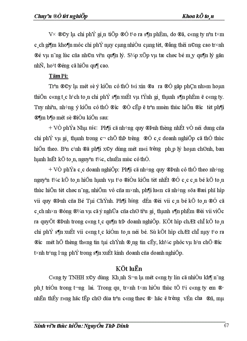 image for page Hạch toán chi phí sản xuất và tính giá thành sản phẩm tại Công ty TNHH xây dựng Khánh Sơn