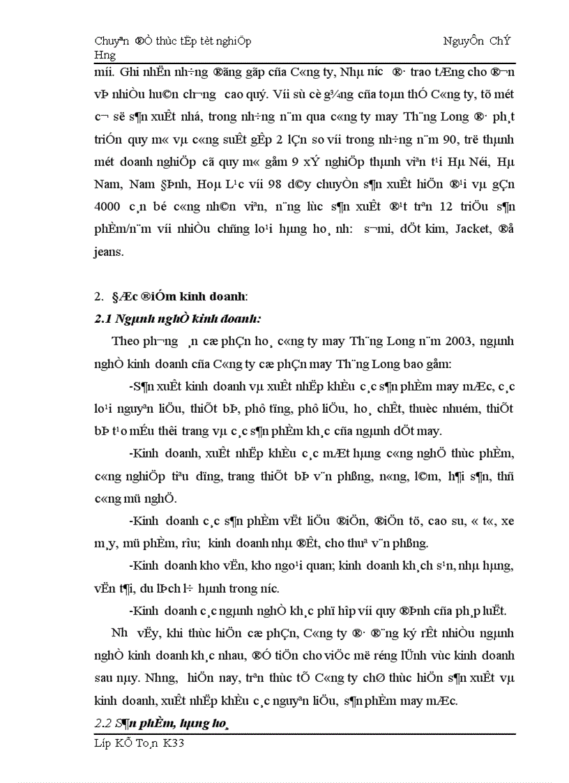 image for page Hạch toán chi phí sản xuất và tính giá thành sản phẩm tại Công ty may Thăng Long.