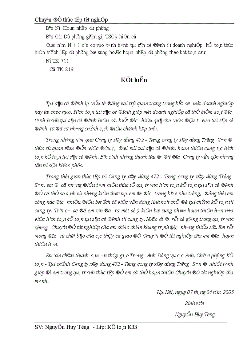 image for page Hoàn thiện hạch toán TSCĐ với việc nâng cao hiệu quả sử dụng TSCĐ tại Công ty Xây dựng 472