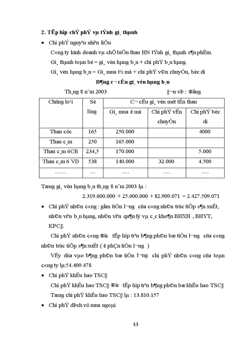 image for page Những vấn đề cơ bản khái quát trong công tác hạch toán kế toán tại công ty chế biến và kinh doanh than Hà Nội