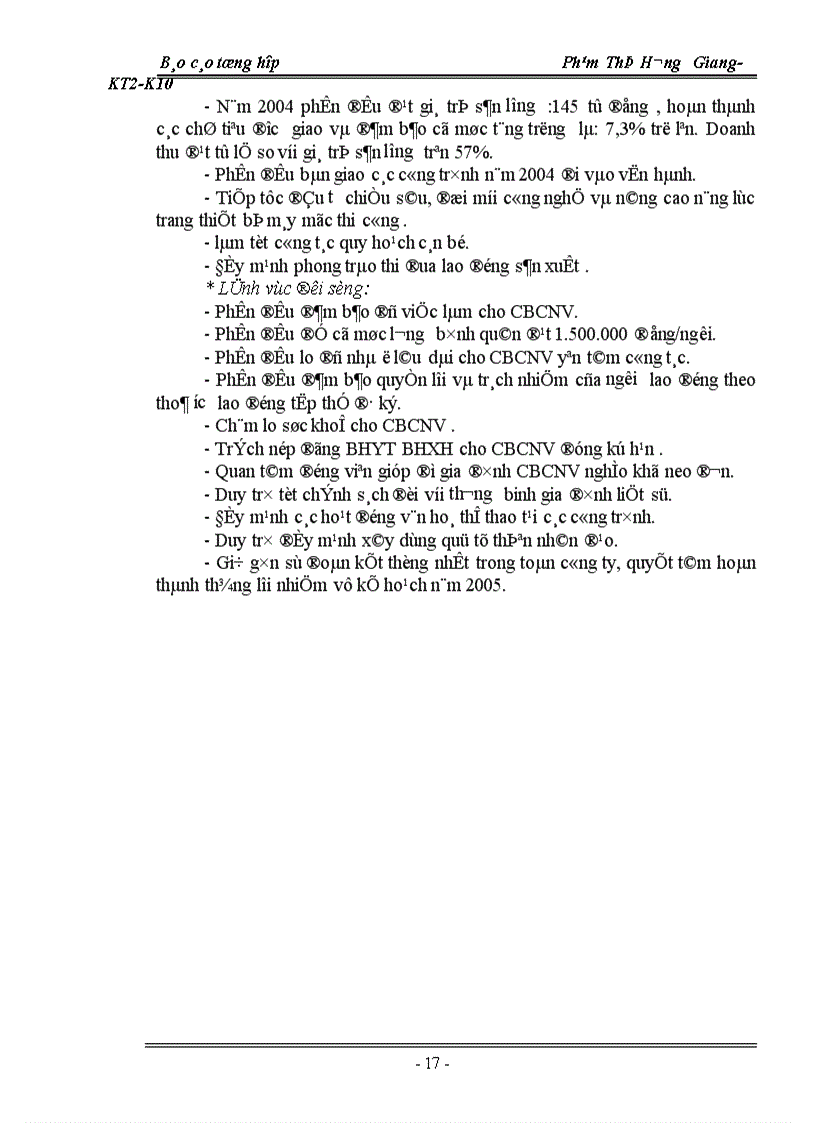 image for page Tình hình hoạt động của công ty Lắp máy & Xây dựng số 10