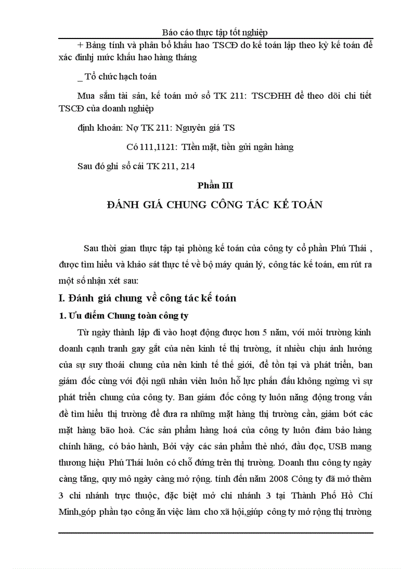 image for page Báo cáo thực tập tốt nghiệp tại công ty cổ phần Phú Thái