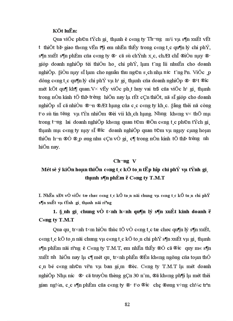 image for page Thực trạng công tác kế toán tập hợp chi phí sản xuất và tính giá thành sản phẩm của Công ty Thương mại và sản xuất thiết bị giao thông vận tải