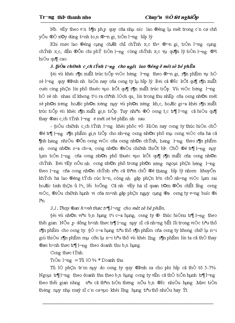 image for page Việc nghiên cứu tình hình thu nhập của người lao động. Các biện pháp phân phối nhằm sử dụng có hiệu quả quỹ tiền lương trong doanh nghiệp